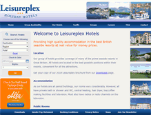 Tablet Screenshot of leisureplex.co.uk